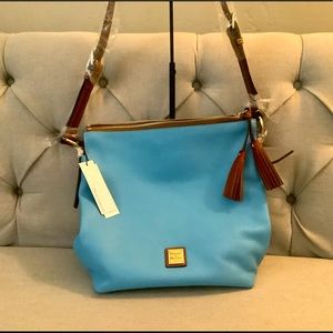 Dooney & Bourke,Pebble Leather Sky Blue Bag..NWT